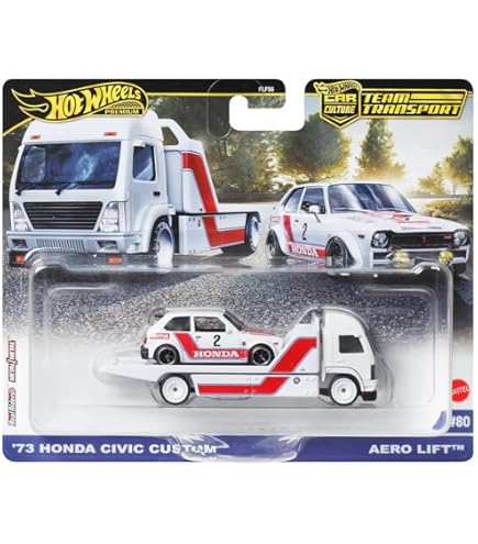Hot Wheels Rally Hauler / Rally Trailer / MG Metro 6R4 #47 - Team Transport A