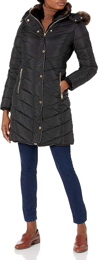 womens long duvet coat