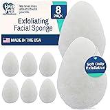 HartFelt 8ct Tear Drop Face Scrubber for Women