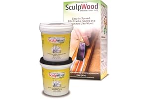 SYSTEMTHREE System Three SculpWood Paste Wood Epoxy Filler, 1 Quart Kit