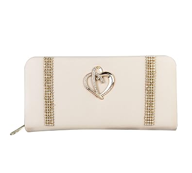 Louise Belgium Stylish Womens Clutch - Off White