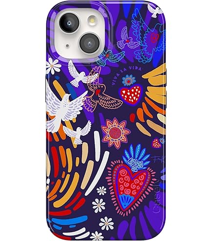 Amazon.com: Casely iPhone 15 Case | Painted Flowers | Frida Kahlo