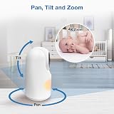 VTech VM7467 Baby Monitor 7" LCD Remote Pan Tilt Zoom 178° Night Light view 6