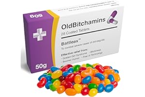 JOYFUL CLAN Joke Prank Pill Box with Jelly Beans Candy - Unique Funny Female Gag Gift Ideas for Women, 30th, 40th, 50th, 60th Birthday Gifts for Her, Sister, Mom, Wife, Girlfriend, Grandma, Coworker