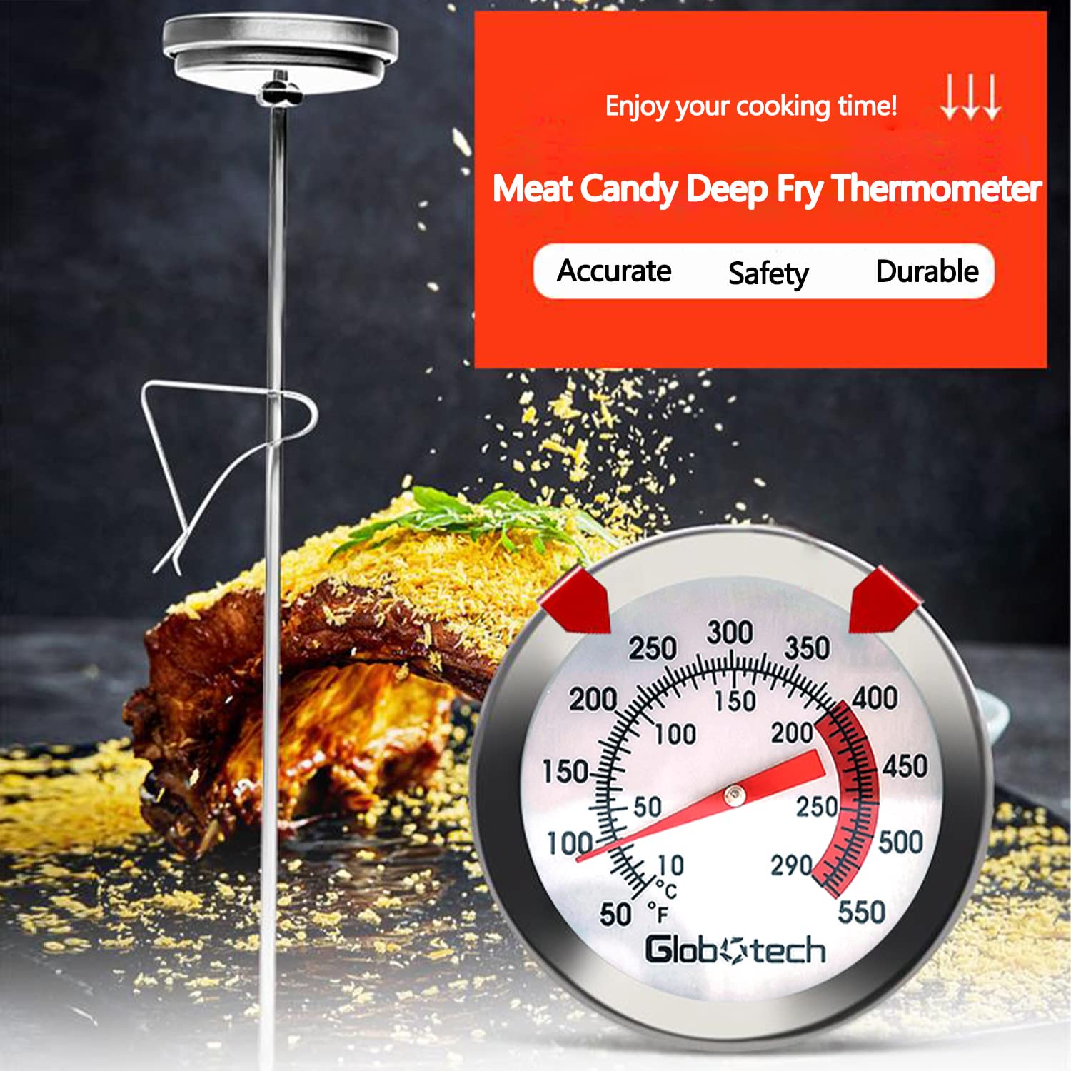 Meat Candy Deep Fry Thermometer - Water Proof 2