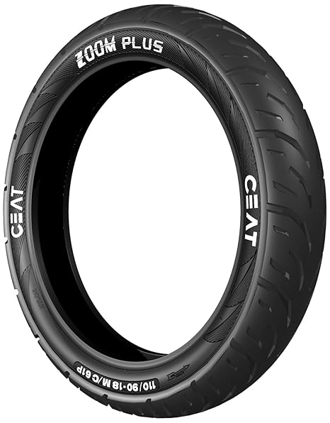 Ceat Zoom Plus 110/90-18 61P Tubeless Bike Tyre,Rear (Home Delivery)