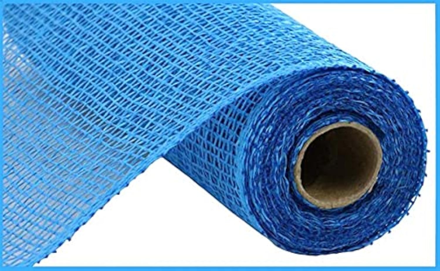 Craig Bachman Poly Burlap Deco Mesh, Blue - 10 Inches x 10 Yards