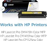 HP CE322A 128A Yellow Original LaserJet Toner Cartridge - Single Pack view 2