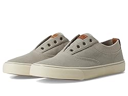 Sperry Men's Striper Knit Sneaker, Grey, 9.5