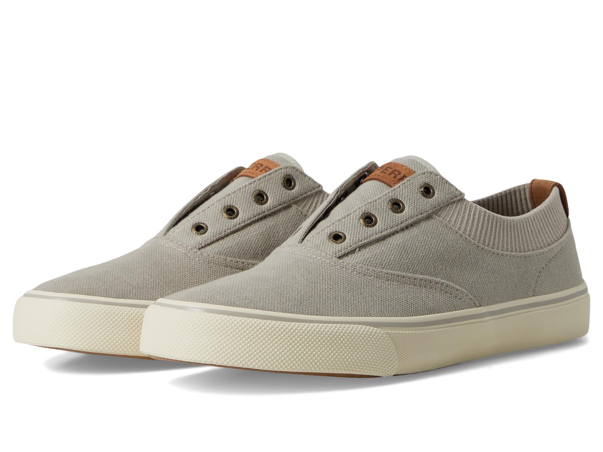 Sperry Men's Striper Knit Sneaker, Grey, 9.5