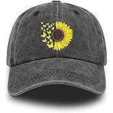 Negi Retro Baseball Cap Denim Hat for Women Female Washed Distressed Adjustable Dad Hats Unconstructed Cotton