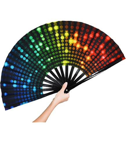 Clicking Hand Fans For Line Dance (2/3/5 Set) - Popping Dance Fans ...