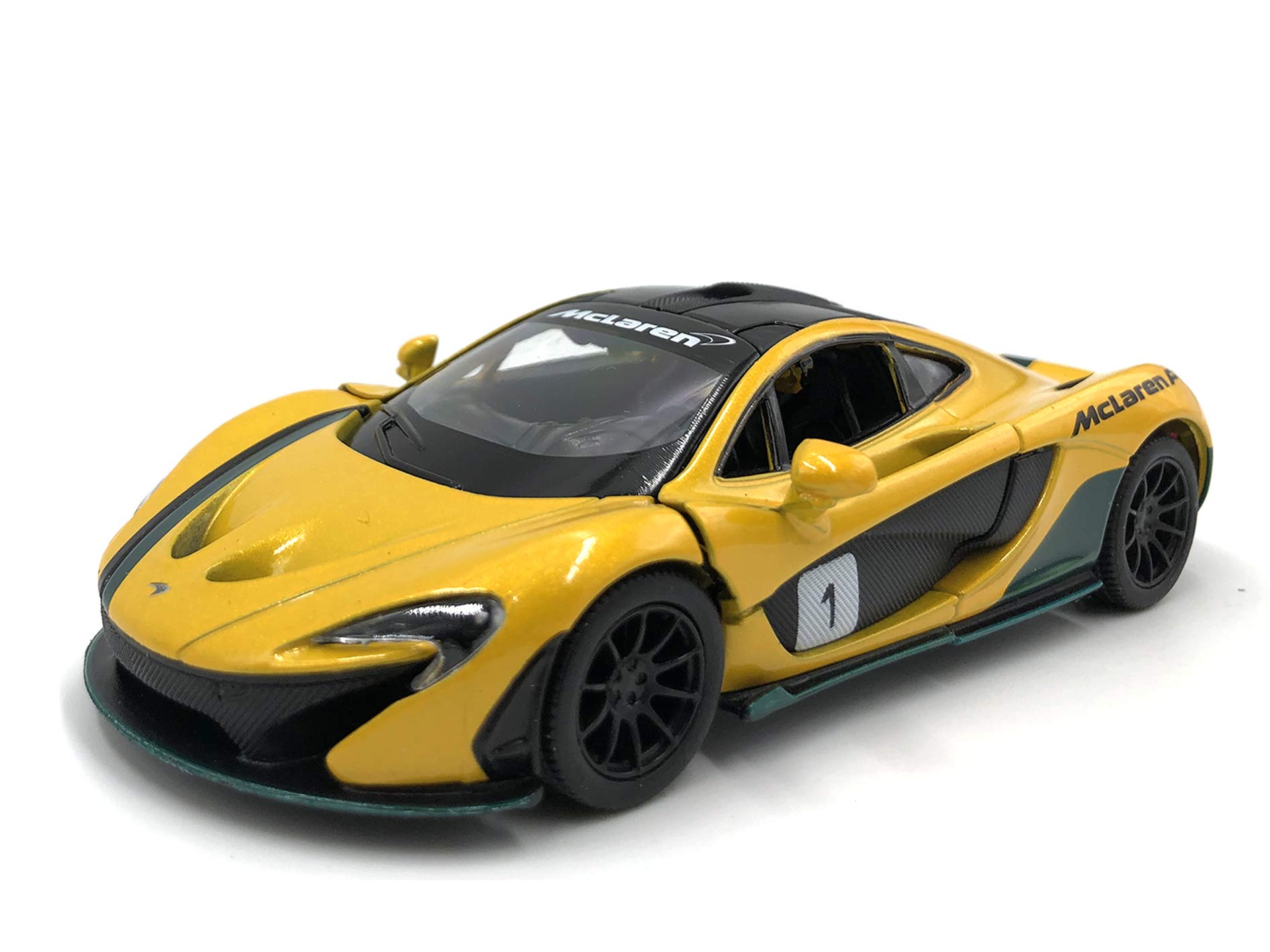 McLaren McLaren Racing Super Car Scale Model, 1:36 Scale, Yellow, Car Model, Ages 3+
