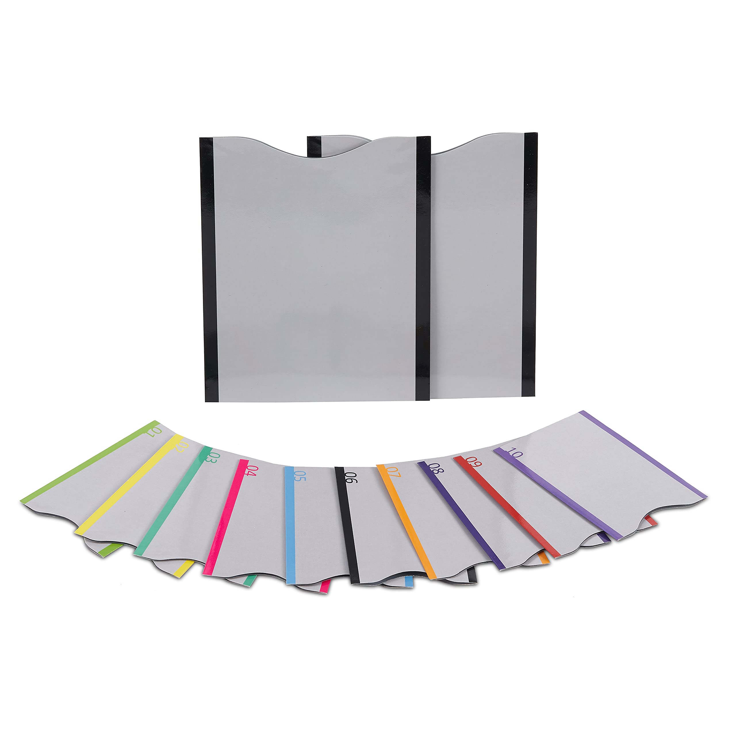 MATANA Bramble - 12 Pack RFID Blocking Sleeves - 2 Passport & 10 Credit Card Protectors