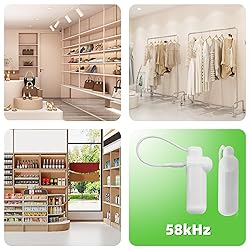Security Tags with Lanyard, 100pcs Hard Tags