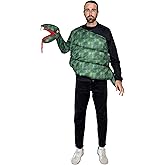 EraSpooky Adult Snake Wrap Costume Green