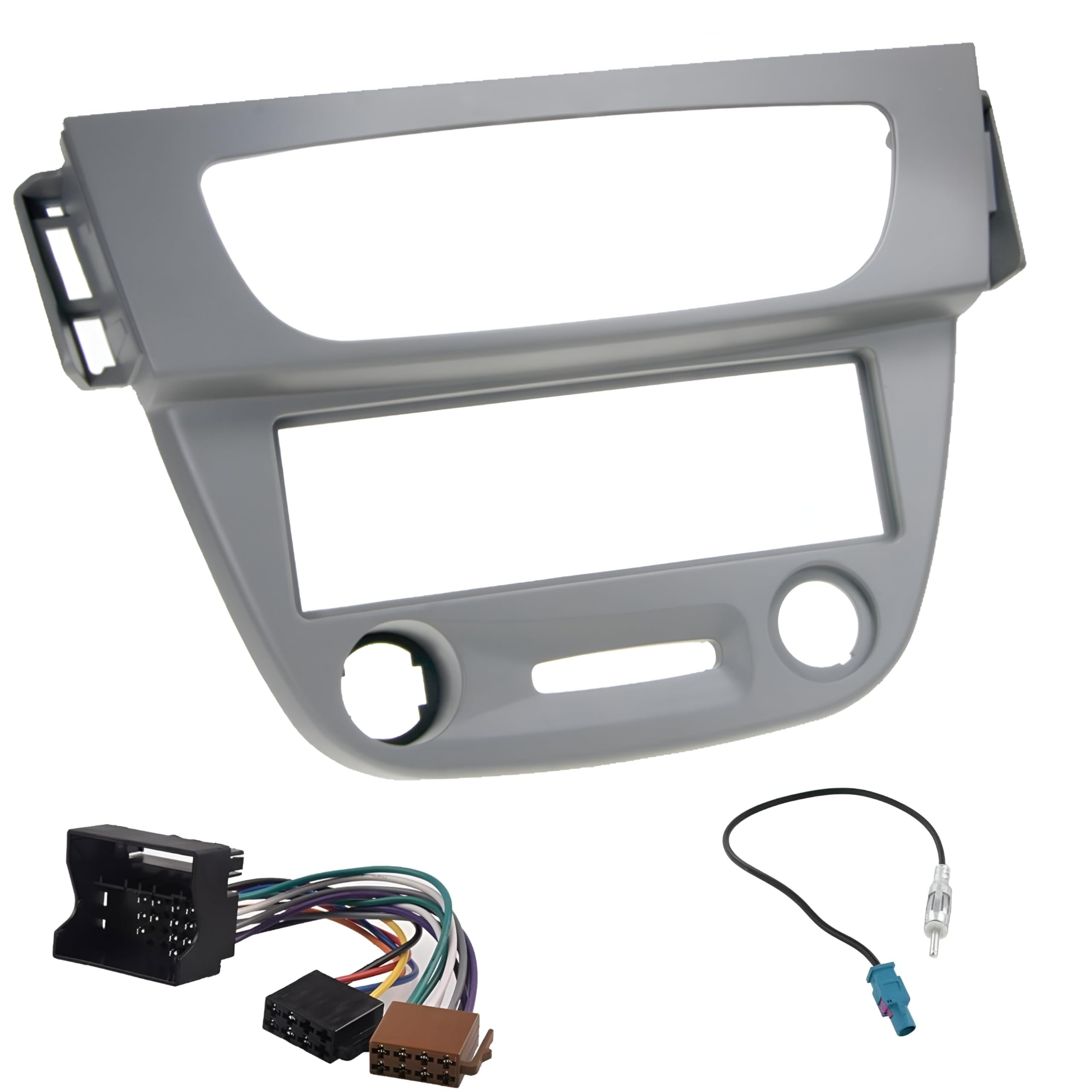 Sound-way 1 DIN Car stereo facia radio adapte for Renault Megane III 2009 1 din gray