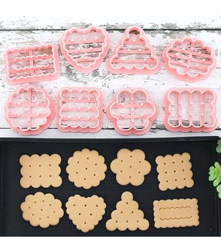 Paquete De 4 Moldes De Silicona Para Galletas, Juego De Cortadores De