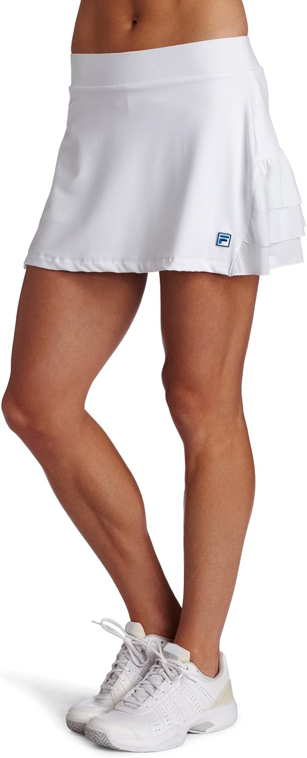Fila Women's Baseline Skort (White, XSmall) Tennis