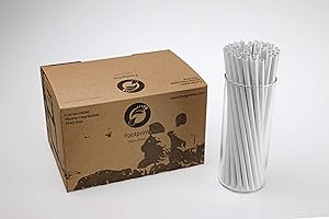 Footprint Paper Straws - Giant 7.75