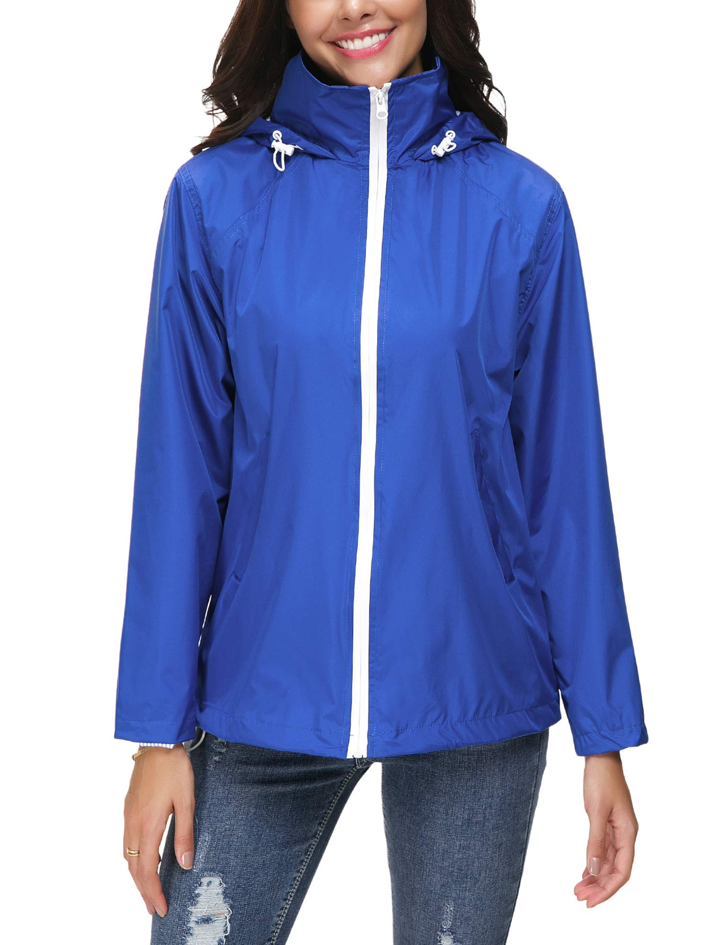 raincoat with striped lining