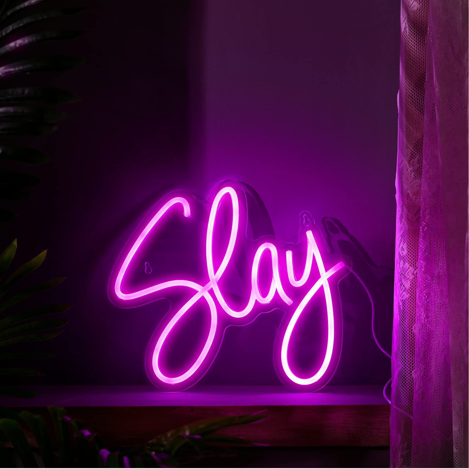 Riakrum Slay Neon Sign for Wall Decor Slay Y2k