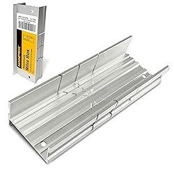 Hanpex Metal Small Aluminum Miter Box 5.3 Inch