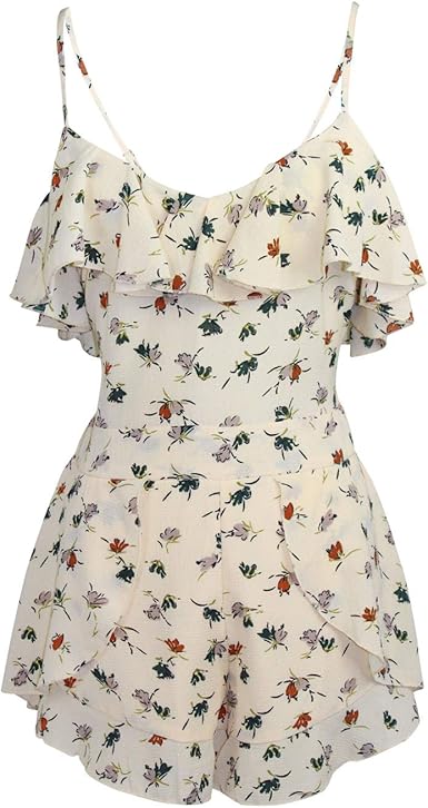 cream romper womens