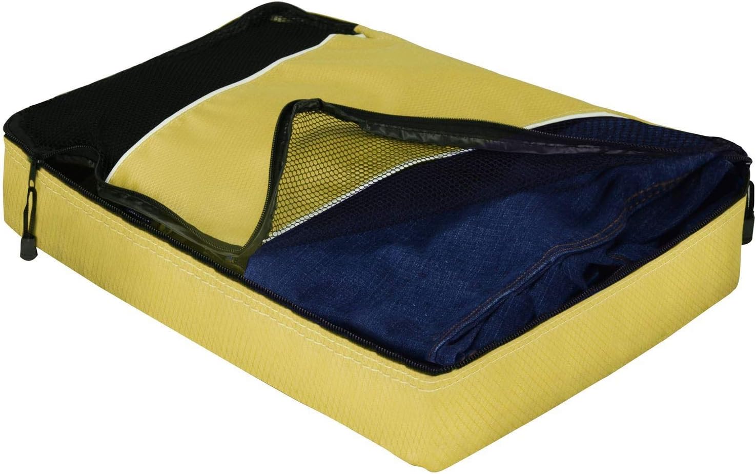 Vinsani 3 Piece Packing Cubes Set Suitcase Travel Organiser Holiday Travelling Essentials Waterproof Breathable Multiuse Clothes Toiletries Bag Luggage Carry On Compression Storage Bags - Image 4