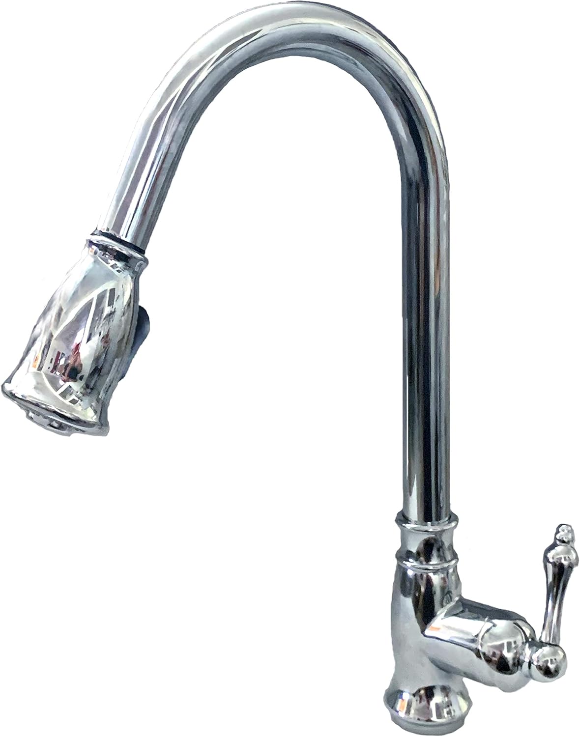 Laguna Brass 1153CP Classic 16" Single Handle PullDown Kitchen Faucet
