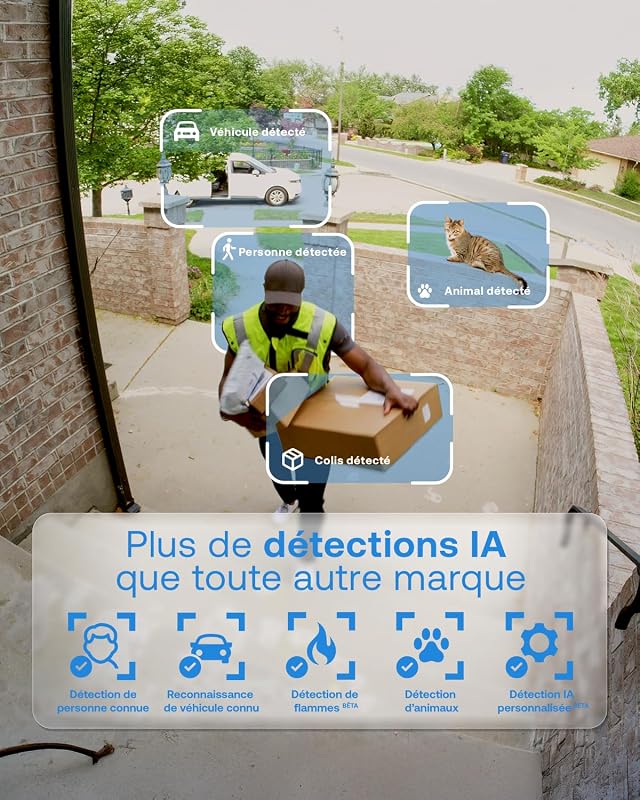 Essential 2 Interérieure, Caméra de Surveillance + Sonnette HD