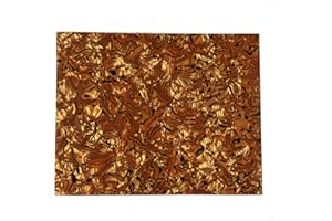 Dopro 25 x 20 cm Tiger Stripe Acoustic Guitar Sticker Scraper Sheet Material Pickguard