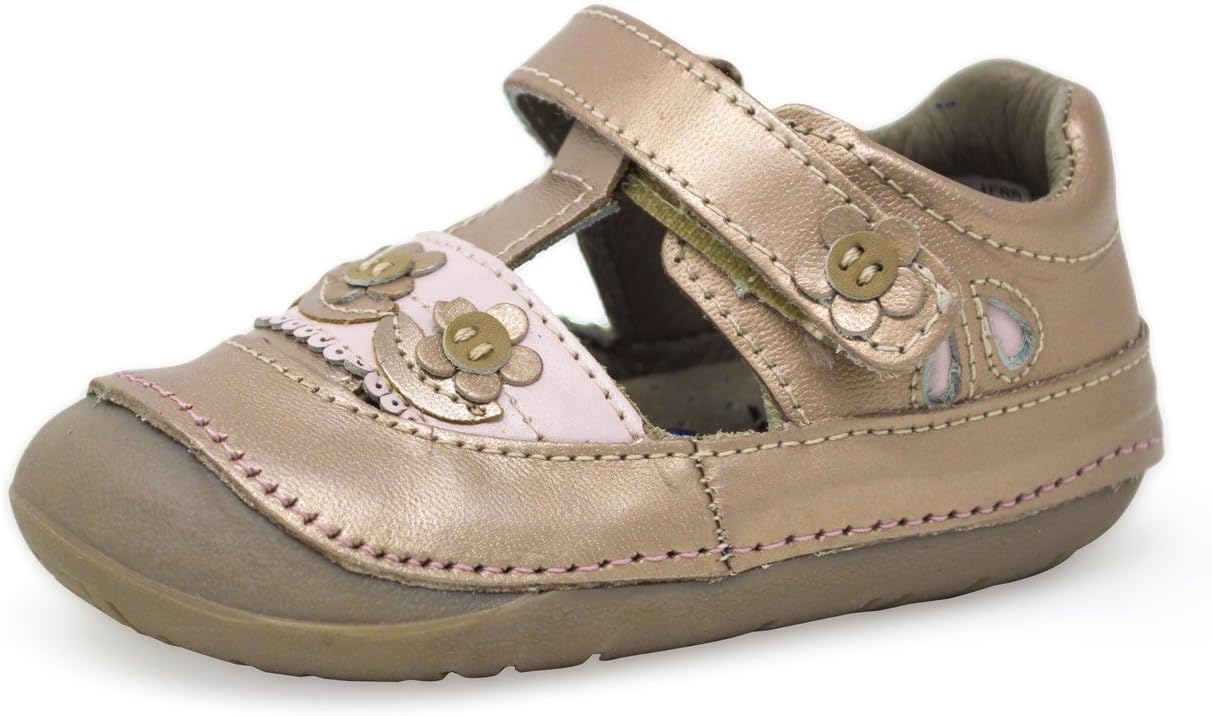 Wobbly Waddlers Natura Bud Leather Sandals Shoes First Walkers with Arch Support