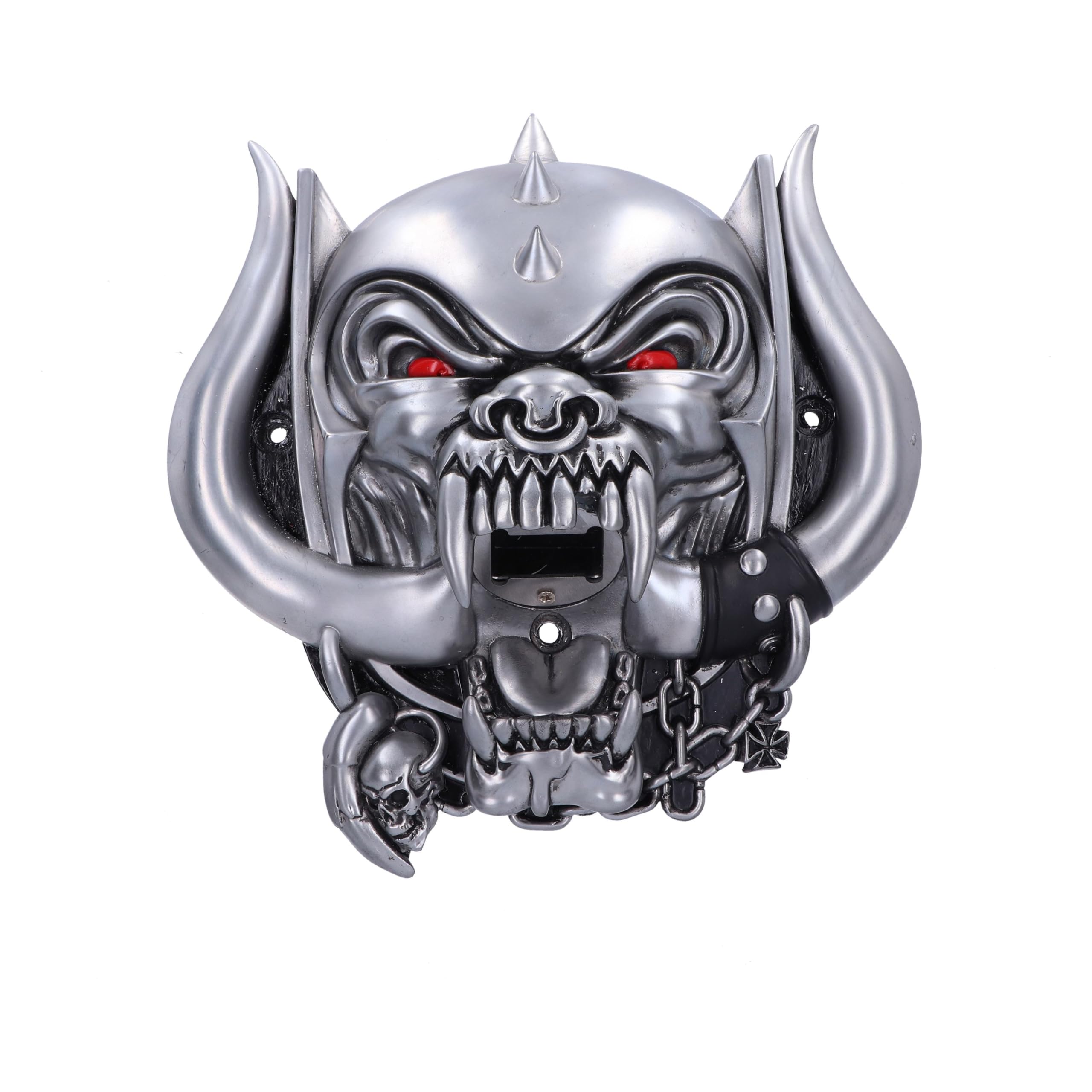 Nemesis Now Motorhead Warpig Bottle Opener 21cm, Resin, Silver, Officially Licensed Motorhead Merchandise, Wall-Mounted Motorhead Bottle Opener, Cast in The Finest Resin, Expertly Hand-Painted