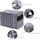 Pethiy Dog Crate Cover Polyester Pet Kennel Universal Fit 24 Inch Sky Gray view 3