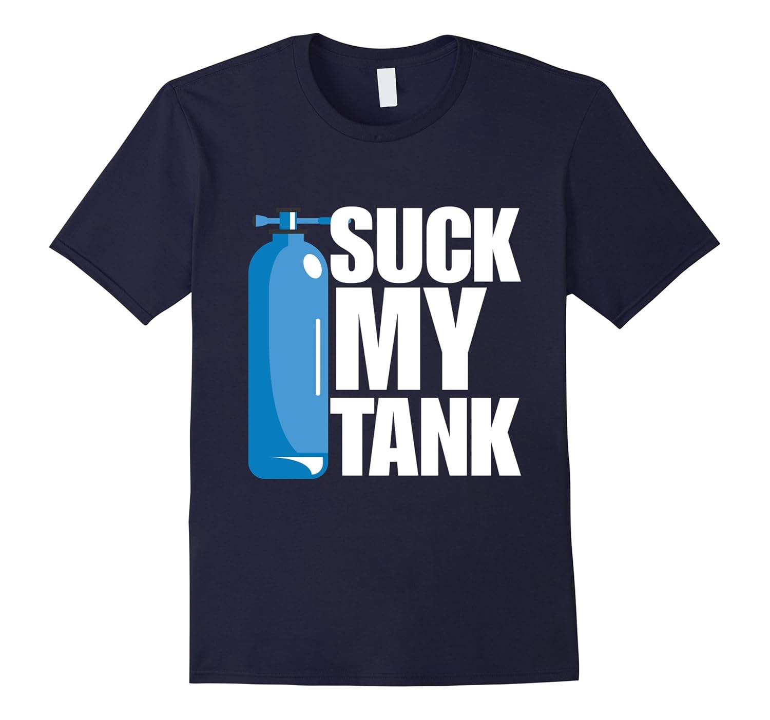 Suck My Tank Funny Scuba Diving T-Shirt-Rose