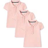 Gymboree Girls and Toddler Short Sleeve Ruffle Polo Shirt Multipack