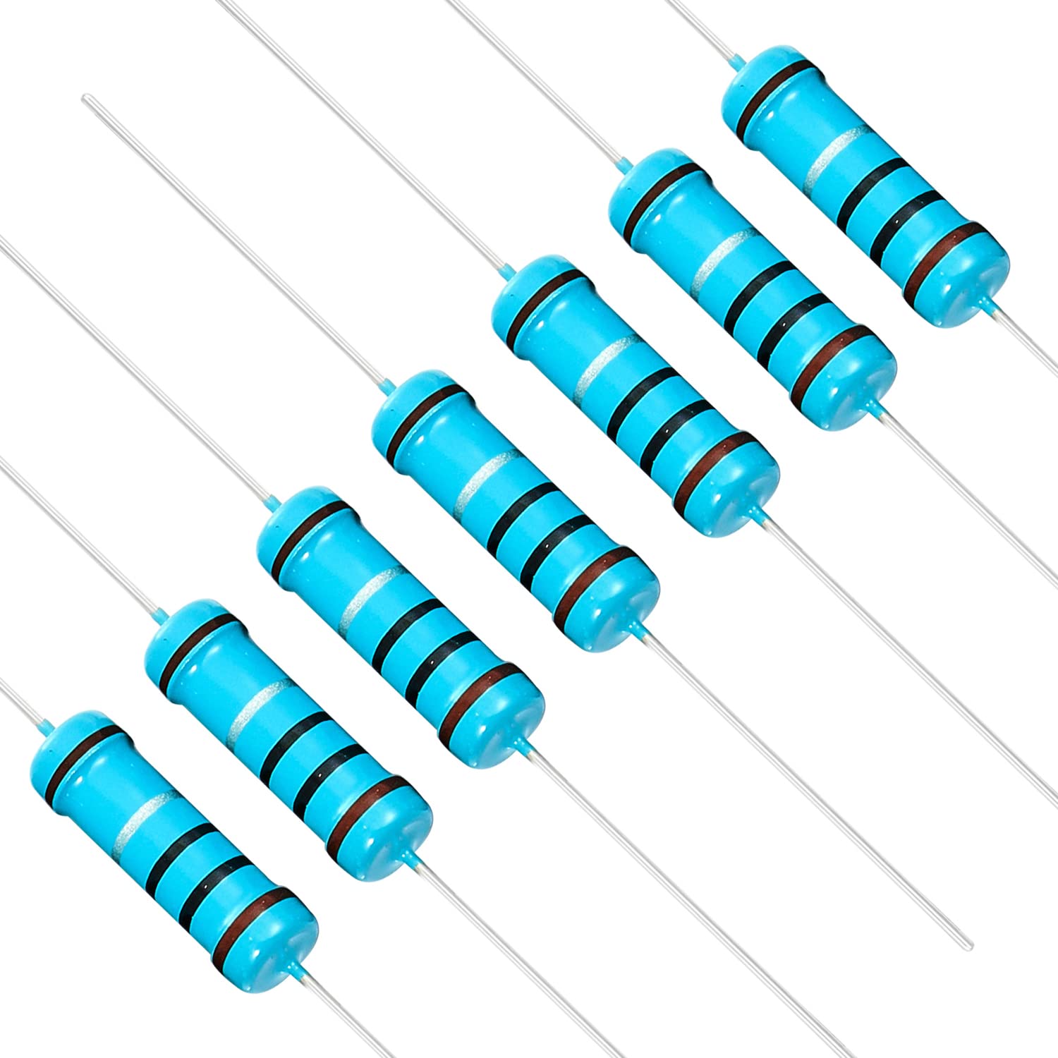 Photo 1 of Chanzon 30pcs 2W 1 ? ohm Metal Film Fixed Resistor 0.01 ±1% Tolerance 1R MF Through Hole Resistors Current Limiting Rohs Certificated