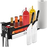 mossime Griddle Caddy for Blackstone 28"/36" Griddles/Prep Cart, Space Saving for Blackstone Griddle Accessories, BBQ Accesso