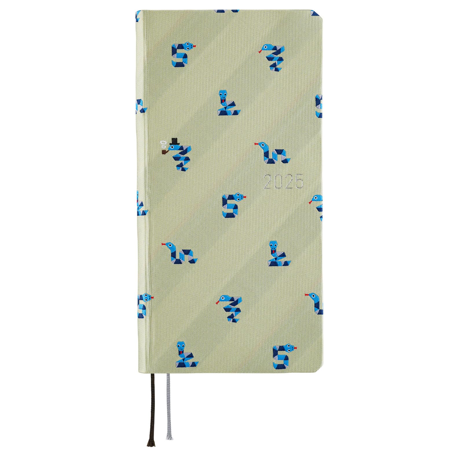 Hobonichi Techo 2025 Weeks MEGA [English/Tall and Slim Size/January Start/Planner] Bow & Tie: Snake Toy