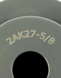 QWORK Double Groove Web Sheaves, 2.70"OD 5/8" Bore