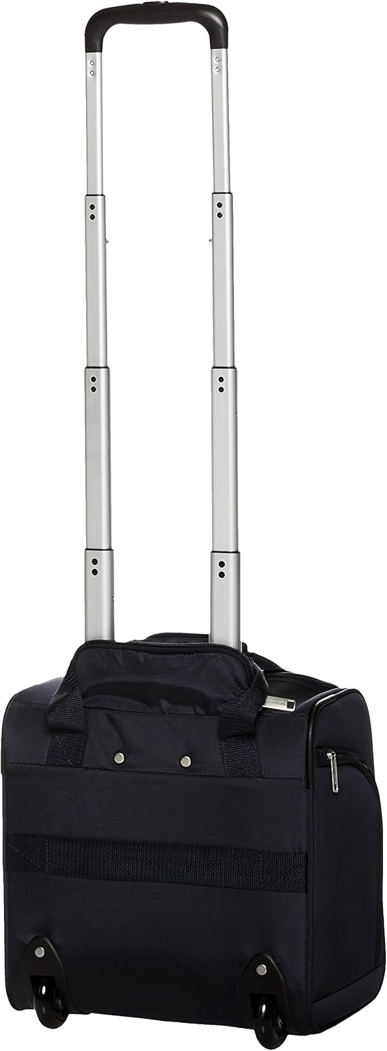  |  Basics Underseat Carry-On Rolling Travel Luggage Bag with Wheels, 14 Inches, Black | Carry-Ons