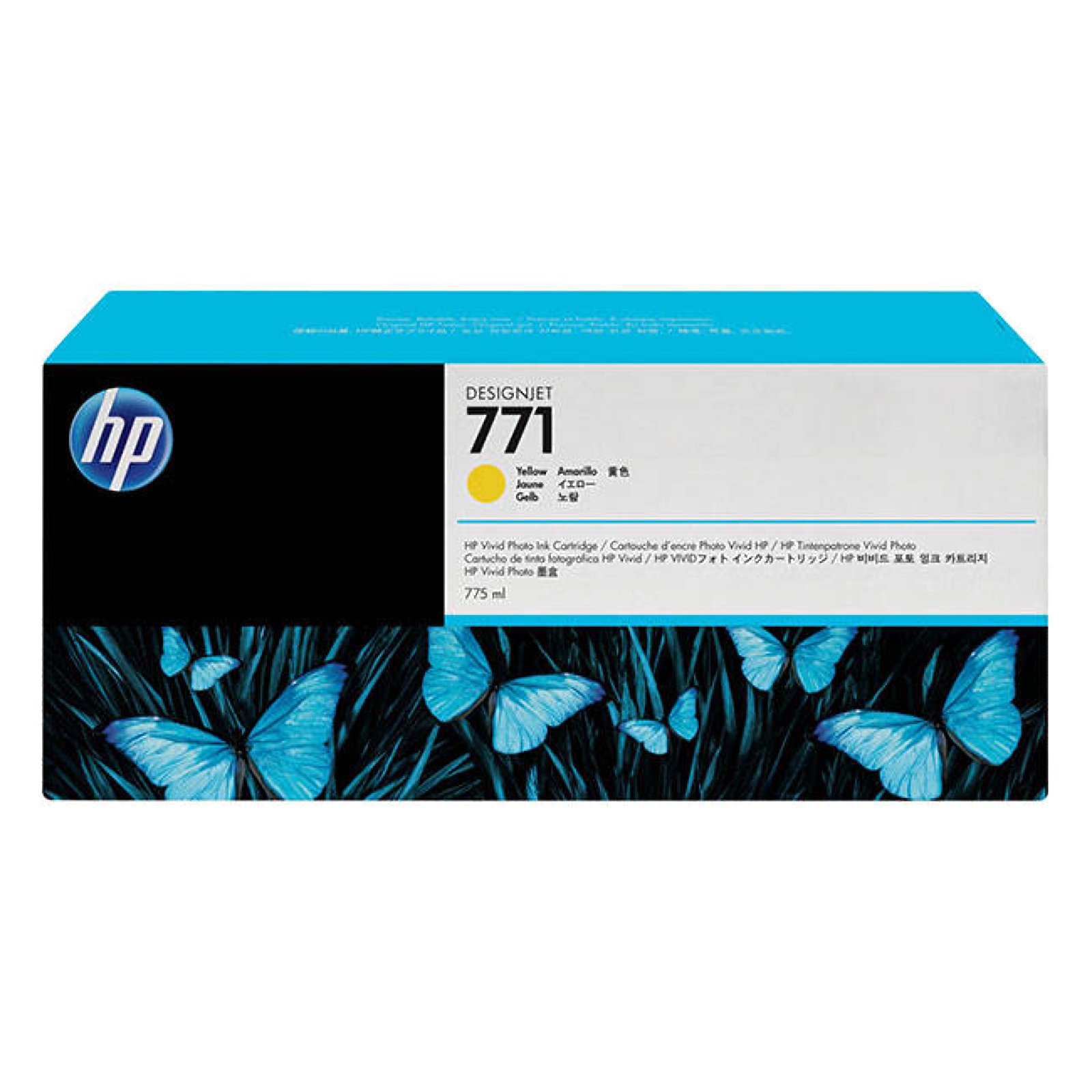 HP 771C Yellow Designjet Ink Cartridge B6Y10A