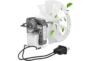 Bp27 Fan Motor S97012038 Bathroom Vent Fan Motor Replacement fit for Nu-Tone Br-oan 688 668 663 659 662 678, 120V 50CFM Bathroom Exhaust Motor Replacement - 1 Year Free Replacement by Fetechmate