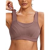 ZeroBound Women's Sports Bra High Impact Large Bust Full Coverage Workout Bras Adjustable Wirefree NO Padded Bra
