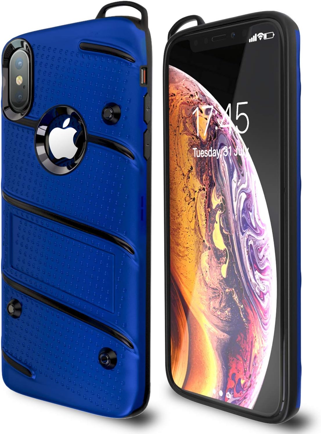 iPhone X Case | iPhone Xs Case | Military Grade | 15ft. Drop Tested | Protective Case | Kickstand | Shockproof…
