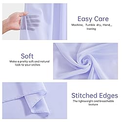 PARTISKY Wedding Arch Draping Fabric,1 Panel 18FT