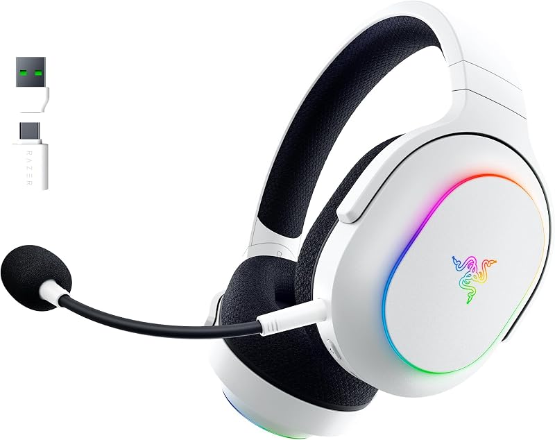 Razer Barracuda X Chroma Wireless Gaming Headset 6 Zone RGB Bluetooth USB-C