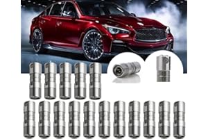 Aspaton Hydraulic Roller Lifters 12499225 17122490 AFM DOD Valve Lifters Compatible with Camaro Silverado Escalade Tahoe 5.3 5.7 6.0 LS1, LS2, LS3, LS6, LS7, LS9, LS Engines (16 Pcs)