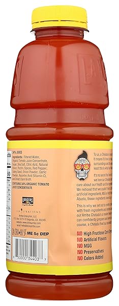 ARRIBA CHELADA SPICY CLAM AND SEA SALT TOMATO BEVERAGE, 32 FZ
